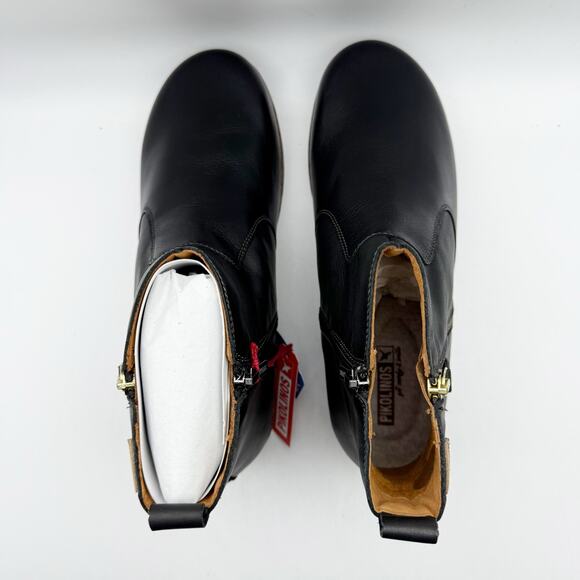 PIKOLINOS Womens Granada W0W-8988 Bootie EU 41 US 10-10.5 Black Leather NIB - Picture 11 of 14